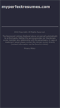 Mobile Screenshot of myperfectresumes.com